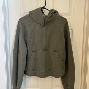 Lululemon scuba hoodie green size M/L